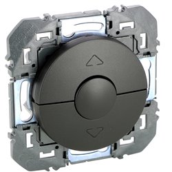 Commande de volets roulants Dooxie noir mat 600221