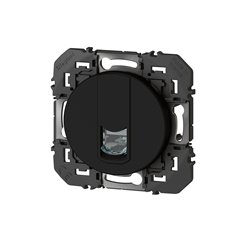 Lot de 10 prises blindées RJ45 cat. 6 STP Dooxie noir 095285