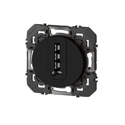Lot de 10 prises téléphone en T Dooxie noir 095286