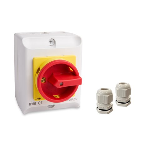 Coffret de protection 4 pôles 20 Ampères