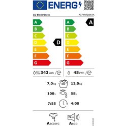 Lave-linge séchant F374R92WSTA 13 kg 1400 trs/min
