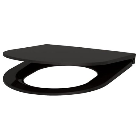 Abattant WC S21 102819 Charnières inox noir