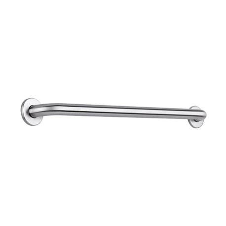 Barre d'appui droite satiné Basic 350508S 800 mm