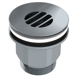 Bonde Hygiéna 6110 M1"1/4 à grille concave pour lavabo