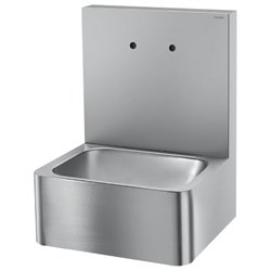 Lave-mains Hygiène 188200 dosseret haut avec trous de robinetterie