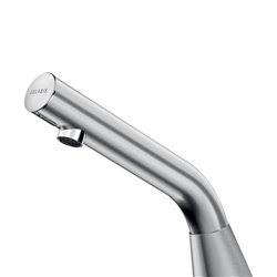 Robinet lavabo automatique Binoptic 2 373106 inox brossé avec piles