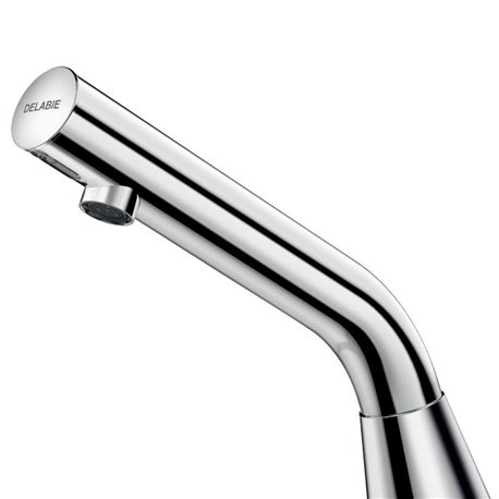 Robinet lavabo automatique Binoptic 2 373110 inox chromé sur secteur