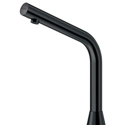 Robinet lavabo automatique à piles noir mat