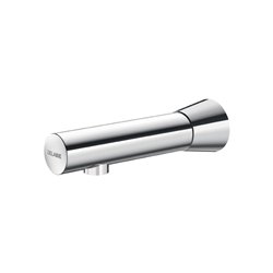 Robinet lavabo automatique pour traversée de cloison L140 mm chromée