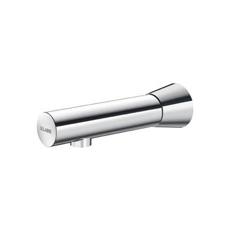 Robinet lavabo automatique pour traversée de cloison L140 mm chromée