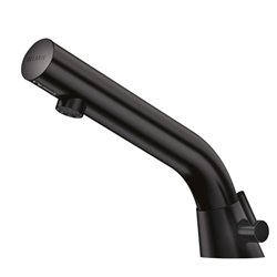 Mitigeur lavabo automatique sur secteur noir mat
