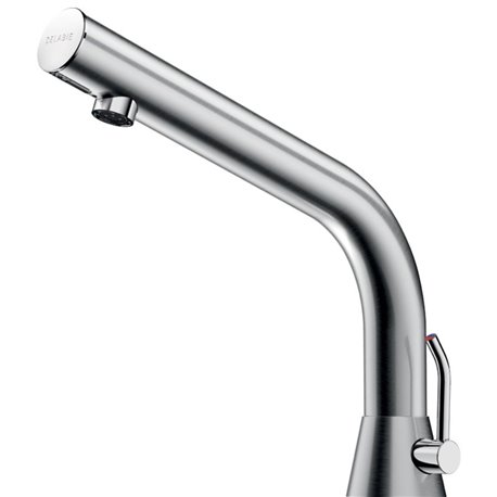 Mitigeur lavabo automatique à piles brossé