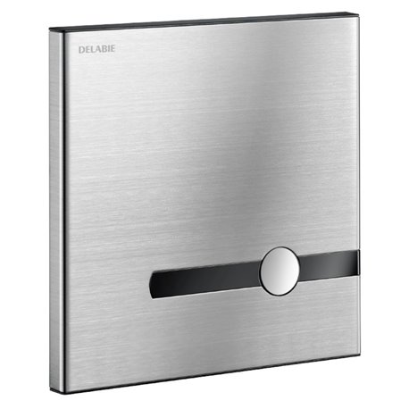 Plaque de commande Tempomatic bicommande pour WC gris