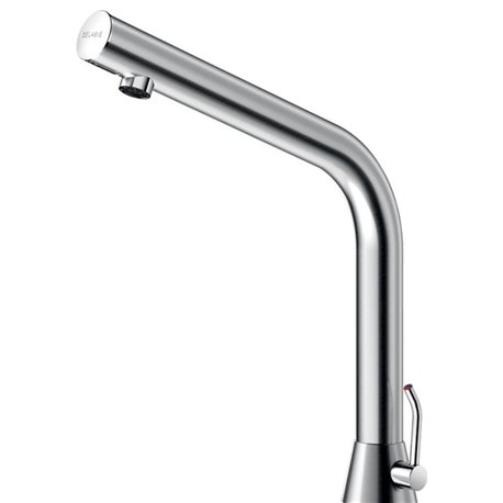 Mitigeur lavabo automatique à piles brossé