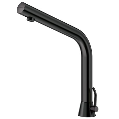 Mitigeur lavabo automatique à piles noir mat