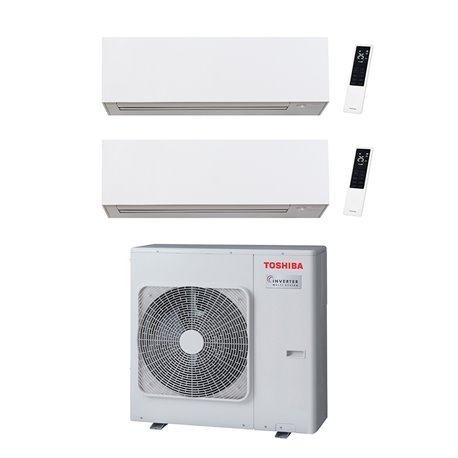 Climatiseur bi split Daiseikai 10 RAS-3M26G3AVG-E, Tailles 10 + 10 Blanc R32