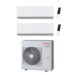 Climatiseur bi split Daiseikai 10 RAS-3M26G3AVG-E, Tailles 18 + 10 Blanc R32