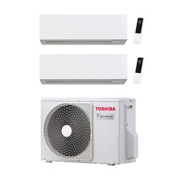 Climatiseur bi split Daiseikai 10 RAS-2M18G3AVG-E, Tailles 13 + 10 Blanc R32