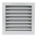 Grille extérieure GAE pas d'aillettes 50 mm 400x400 mm