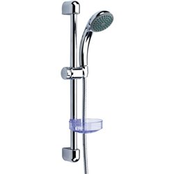 Colonne de douche Hydrostyle 1 fonction, douchette ronde et porte-savon
