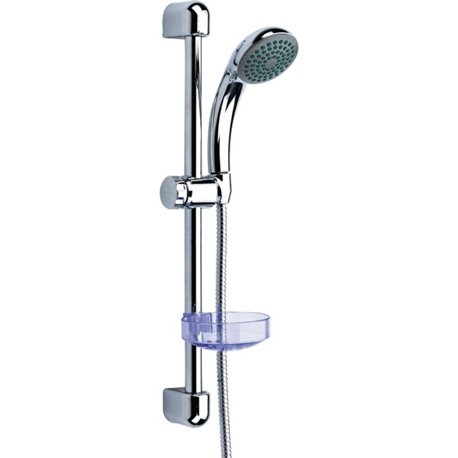 Colonne de douche Hydrostyle 1 fonction, douchette ronde et porte-savon