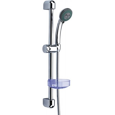 Colonne de douche Hydrostyle 2 fonctions, douchette ronde et porte-savon