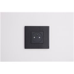 Plaque de finition Unica Deco Signature NU600277 Ardoise 1 poste