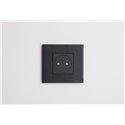 Plaque de finition Unica Deco Signature NU600277 Ardoise 1 poste