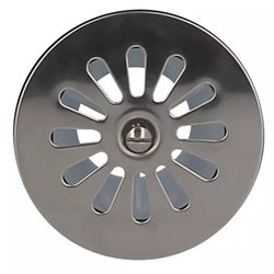 Bonde et vidage évier inox 60 mm 0204005 à grille