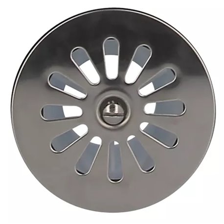 Bonde et vidage évier inox 60 mm 0204005 à grille