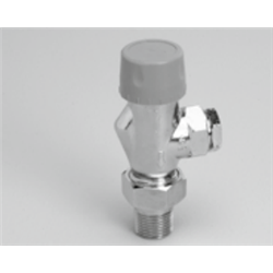 Robinet thermostatique équerre inverse nickel