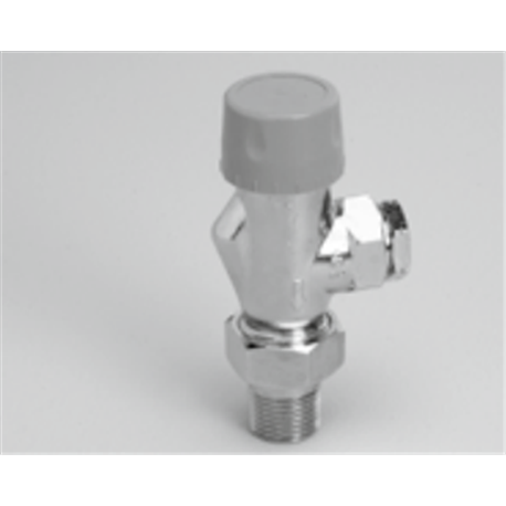 Robinet thermostatique équerre inverse nickel