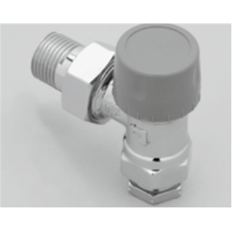 Robinet thermostatique équerre nickel