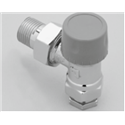 Robinet thermostatique équerre nickel