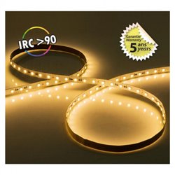 Ruban LED de 5 m 10 W/m 1100 Lm/m Blanc chaud