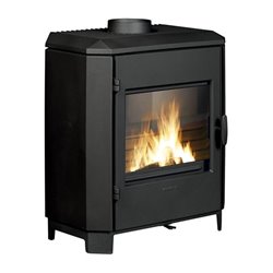 Poêle à bois Carolo P916244 8 kWatts Noir
