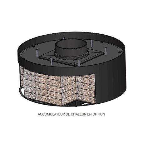 Accumulateur P696301 pour poêle NEOSEN étanche Plus Noir