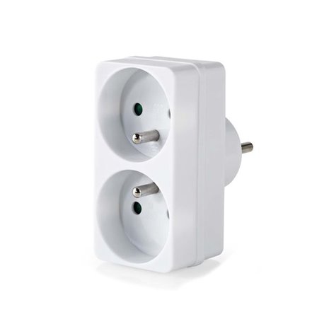 Fiche multiprise 2 prises 2 pôles + terre PSSPL200C2WT