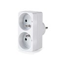 Fiche multiprise 2 prises 2 pôles + terre PSSPL200C2WT