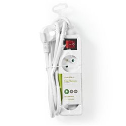 Bloc multiprise 3 prises 2 pôles + terre EXSO315E2WT