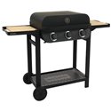 Barbecue gaz 3 brûleurs Flavo 60 AM083T 8400 Watts noir et bois