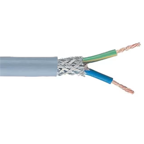 Câble électrique souple à repérage couleurs LIYCY blindé 2 x 0,75 - couronne de 100 mètres Câble électrique souple à repérage couleurs LIYCY blindé 2 x 0,75 - couronne de 100 mètres