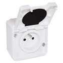 Prise Courant fort 2P+T Blanc