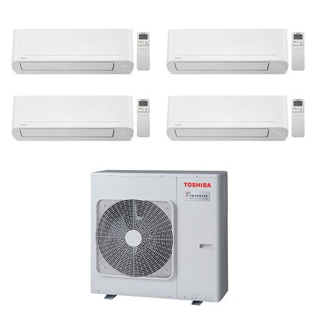 Climatiseur quadri split Yukai RAS-5M34G3AVG-E, Tailles 24 + 18 + 5 + 5 R32