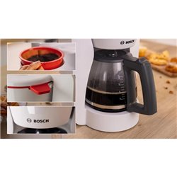Cafetière filtre 10/15 tasses MyMoment TKA2M111 blanche