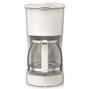 Cafetière filtre 12/15 tasses Kitchen Studio KSCAFET12BLANC blanc brillant