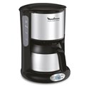 Cafetière Filtre 8/12 tasses programmable Subito FT362811 noir et inox brossé