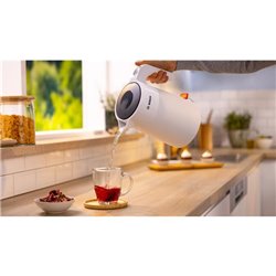 Bouilloire 1,7 L sans fil avec socle 360° MyMoment  TWK2M161 2400 Watts blanc
