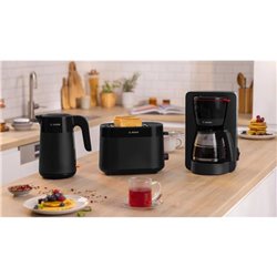 Bouilloire 1,7 L sans fil avec socle 360° MyMoment  TWK2M163 2400 Watts noir mat