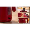 Bouilloire 1,7 L sans fil avec socle 360° MyMoment  TWK2M164 2400 Watts rouge